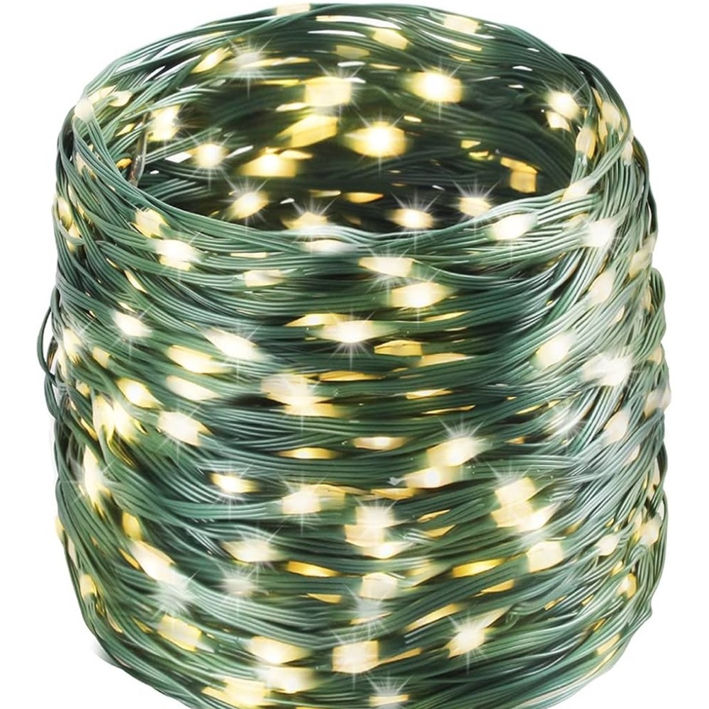 164 Feet, 500 Lights Warm White Holiday String Lights